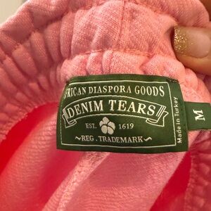 Denim Tears Pink Sweatpants New without tags.